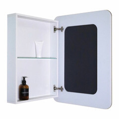 Зеркальный шкаф Continent Гвадиана 60х80х15 см белый - фото 7