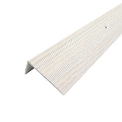 Изображение товара Порог алюминиевый угловой наружный 40х20х900 мм дуб ривалго белый