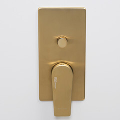 Смеситель для душа встраиваемый WasserKraft Aisch однорычажный золото (5561) - фото 2