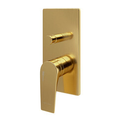 Смеситель для душа встраиваемый WasserKraft Aisch однорычажный золото (5561)