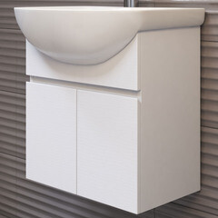 Тумба под раковину Vigo Wing 50 см подвесная белая (tp.WIN.BAL.50.2D белый) - фото 3
