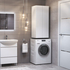 Шкаф Vigo Wing 64 см подвесной белый - фото 2