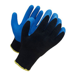 Изображение товара Перчатки х/б с латексным обливом утепленные СВС Осень Рельеф 10 (XL)