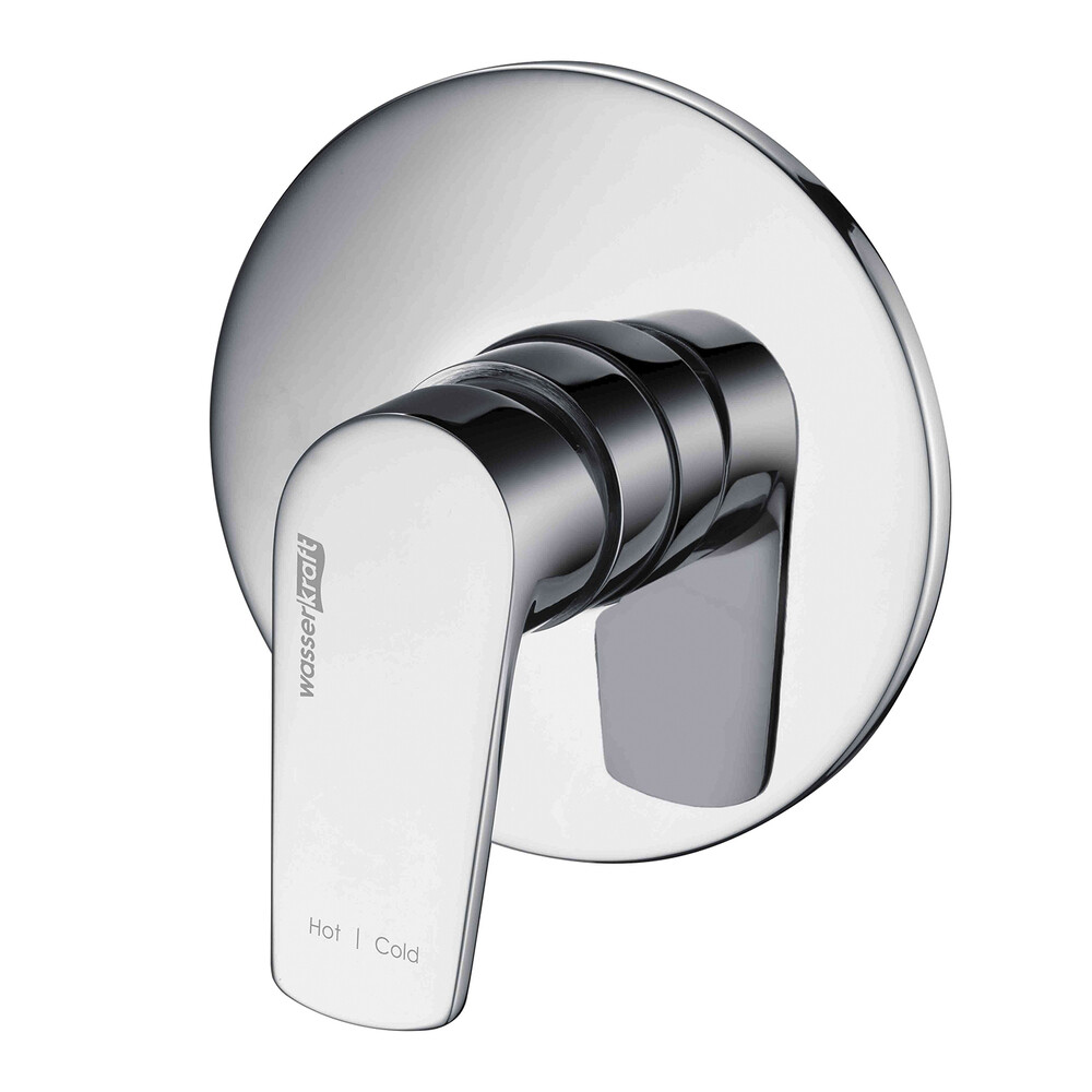 Изображение товара Смеситель WasserKraft Dill 6151 встраиваемый однорычажный хром Изображение товара Смеситель WasserKraft Dill 6151 встраиваемый однорычажный хром