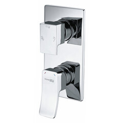 Смеситель для душа встраиваемый WasserKraft Aller однорычажный хром (10671)