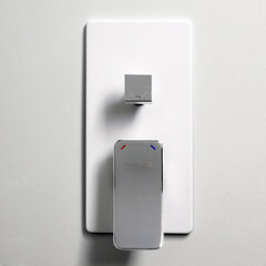 Смеситель для душа встраиваемый WasserKraft Aller однорычажный белый/хром (10641W) - фото 3