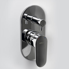 Смеситель для душа встраиваемый WasserKraft Donau однорычажный хром (5341) - фото 2