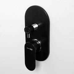 Смеситель для душа встраиваемый WasserKraft Elbe однорычажный черный (7441) - фото 3