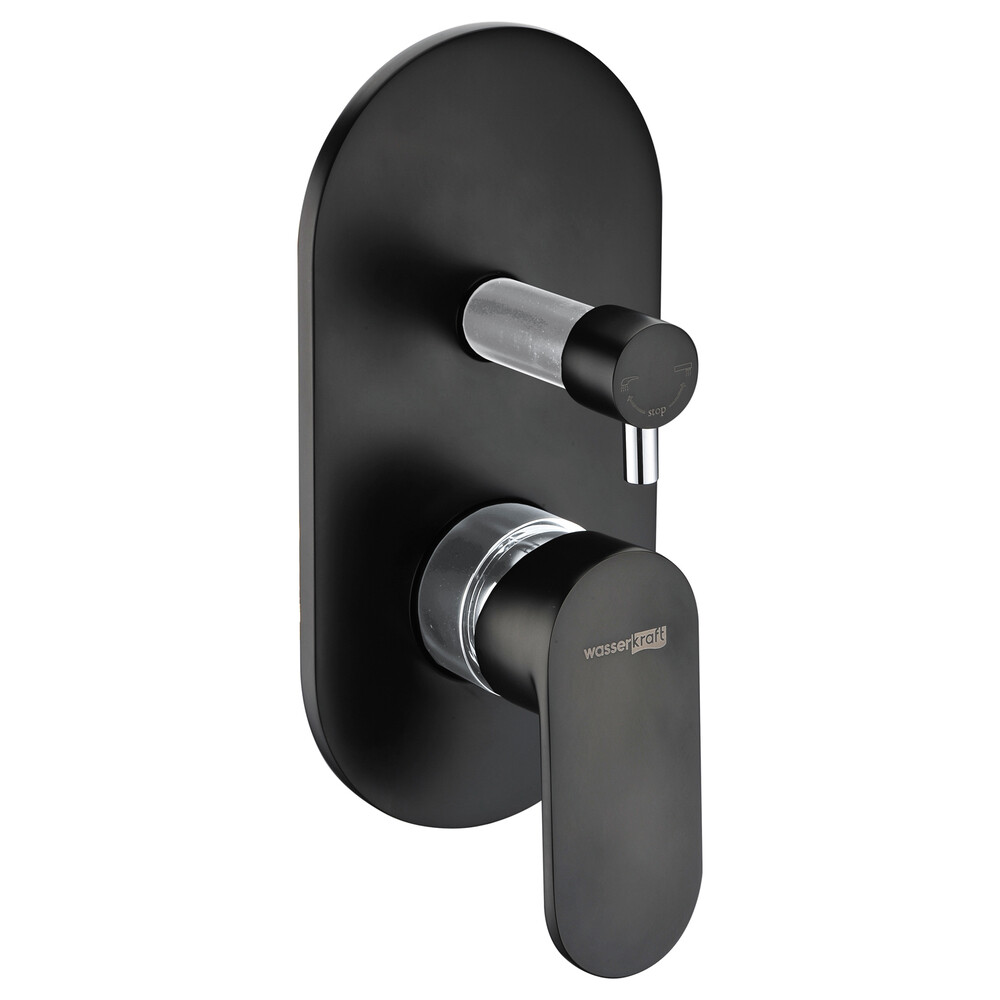 Изображение товара Смеситель WasserKraft Elbe 7400 однорычажный черный