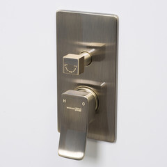 Смеситель для душа встраиваемый WasserKraft Exter однорычажный бронза (1641) - фото 2