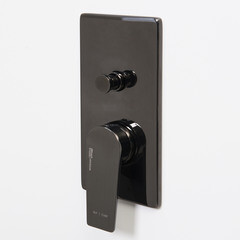 Смеситель для душа встраиваемый WasserKraft Glan однорычажный черный (6661) - фото 2