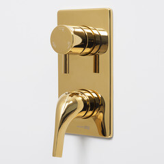 Смеситель для душа встраиваемый WasserKraft Sauer однорычажный золото (7171) - фото 5