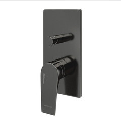 Смеситель для душа встраиваемый WasserKraft Wiese однорычажный графит (8461)