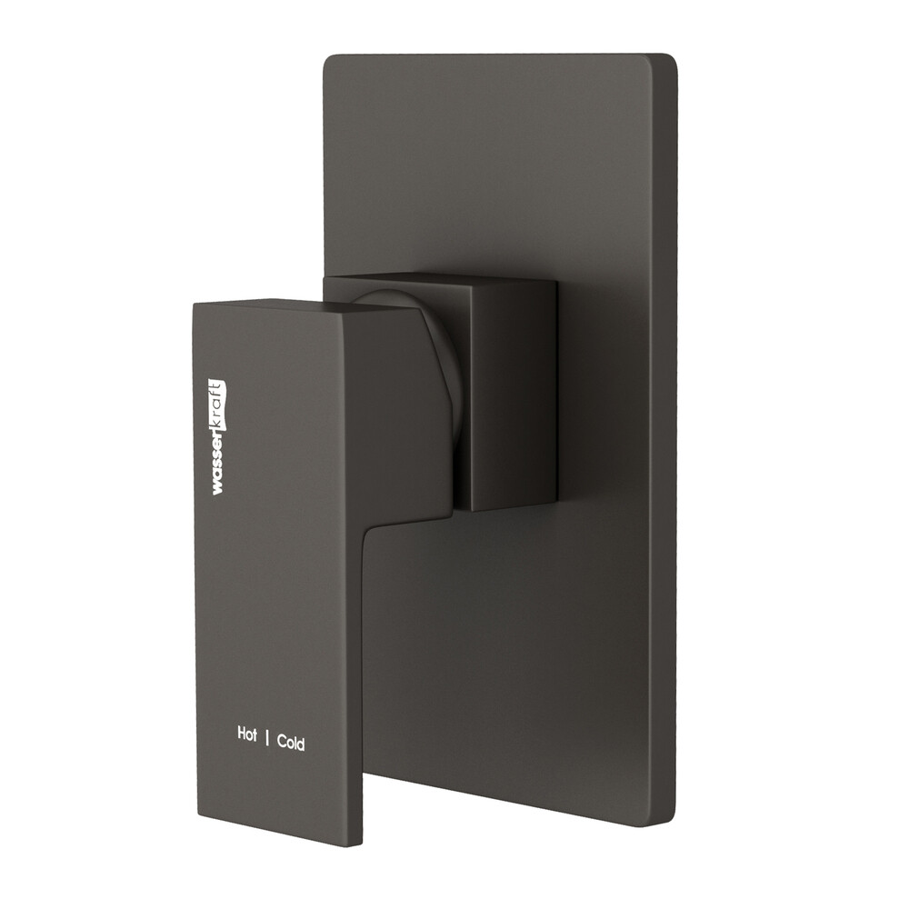 Изображение товара Смеситель WasserKraft Abens 2051 — встраиваемый однорычажный черный Изображение товара Смеситель WasserKraft Abens 2051 — встраиваемый однорычажный черный
