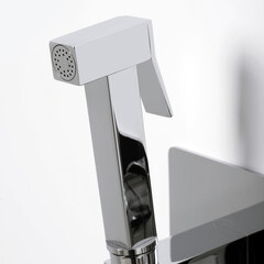 Смеситель с гигиеническим душем встраиваемый WasserKraft Aller со скрытой частью в комплекте хром (10638) - фото 4