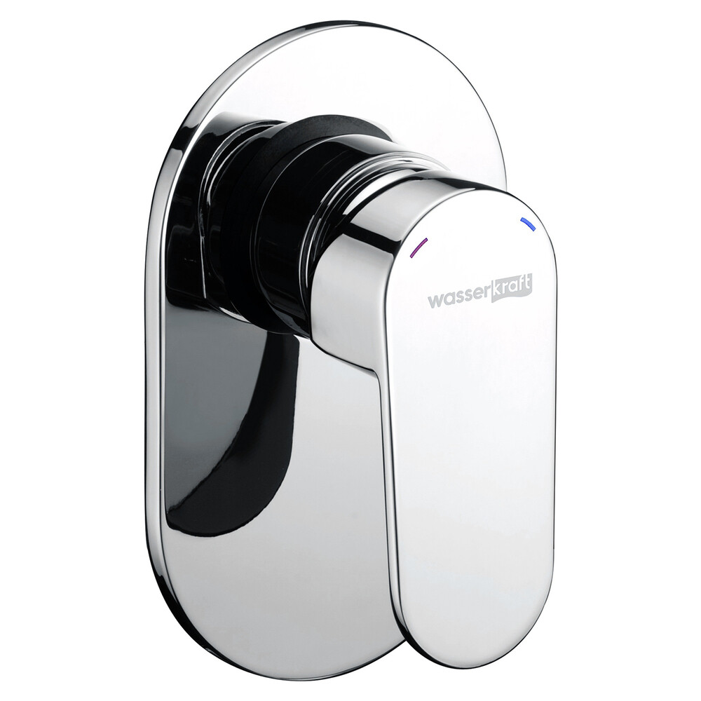 Изображение товара Смеситель для душа встраиваемый WasserKraft Donau однорычажный хром (5351) Изображение товара Смеситель для душа встраиваемый WasserKraft Donau однорычажный хром (5351)