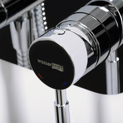 Смеситель с гигиеническим душем встраиваемый WasserKraft Main со скрытой частью в комплекте хром (4138) - фото 3