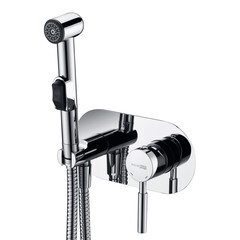 Смеситель с гигиеническим душем встраиваемый WasserKraft Main со скрытой частью в комплекте хром (4138)
