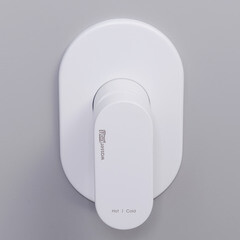 Смеситель для душа встраиваемый WasserKraft Mindel однорычажный белый (8551) - фото 4