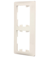 Рамка Systeme Electric Glossa двухместная бежевая (GSL000202) - фото 2