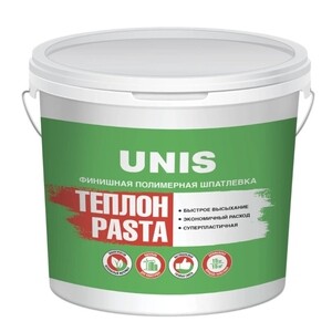 Шпатлевка Юнис Теплон Финиш гипсовая супербелая UNIS 15 кг — купить в ...