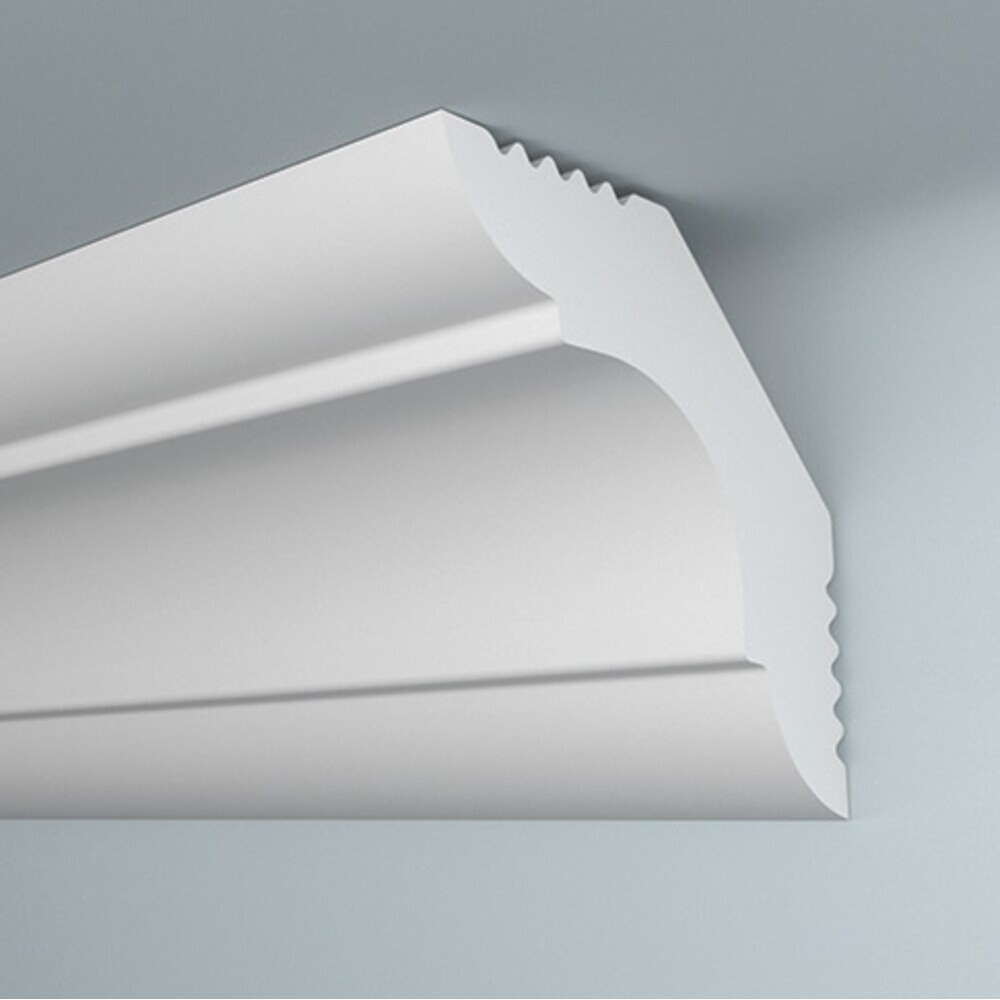 Изображение товара Плинтус потолочный из пенополистирола 40х40х2000 мм Плинтэкс E 40/40