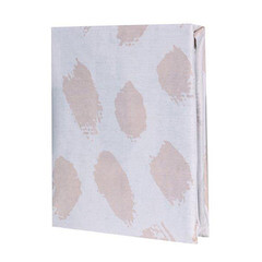 Простыня на резинке 140х200х25 см бязь серо-белая Melissa Rhona - фото 1