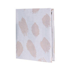 Простыня на резинке 160х200х25 см бязь серо-белая Melissa Rhona - фото 1