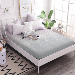 Простыня на резинке 180х200х25 см бязь бежевая Melissa Neman - фото 2