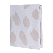 Простыня на резинке 180х200х25 см бязь серо-белая Melissa Rhona