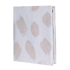 Простыня на резинке 180х200х25 см бязь серо-белая Melissa Rhona - фото 1