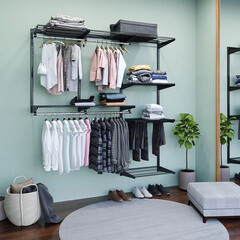 Брючница выдвижная металлическая черная 600х445 мм Титан-GS - фото 4