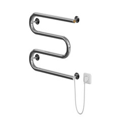 Полотенцесушитель электрический MyFrea ЭК М 500х500 мм 60 Вт хром - фото 1