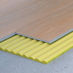 Подложка под ламинат вспененная Стенофон 3,5 мм 1,05х20 м 21,0 кв.м вентилируемая - фото 2