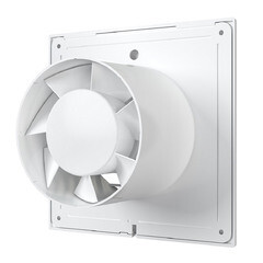 Вентилятор осевой Auramax A 4 160х160 мм d100 мм белый - фото 6