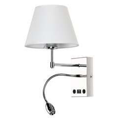 Изображение товара Бра Arte Lamp Elba Е27 60 Вт 220 В хром 3000К IP20 (A2581AP-2CC)