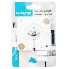 Модуль светодиодный для светильника Apeyron пластиковый 12 Вт IP20 220 В на магнитах белый (02-13) - фото 2
