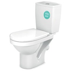 Унитаз компакт Вента с косым выпуском сиденье полипропилен GESSO