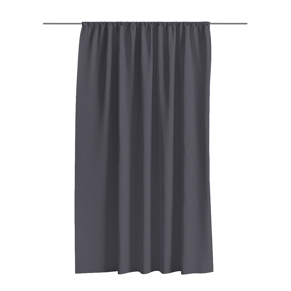 Штора канвас уголь 150х280 см Legrand Канвас (58109815)