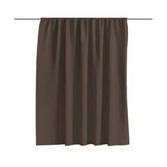 Штора сатен коричневая 180х260 см Legrand Софт (58093785) - фото 2