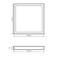Светильник светодиодный потолочный Apeyron 2700К 15 Вт белый IP40 (06-45) - фото 4