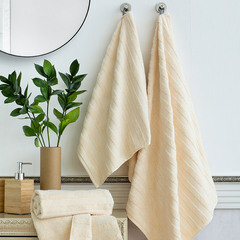 Полотенце махровое Verossa Stripe 50х90 см бежевое - фото 2