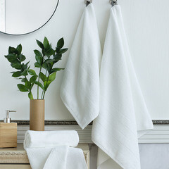 Полотенце махровое банное Verossa Milano 100х150 см белое - фото 2