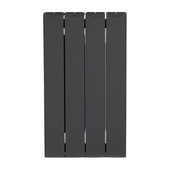 Радиатор биметаллический Rifar Supremo 500 мм 4 секции 3/4 боковое подключение серый - фото 1