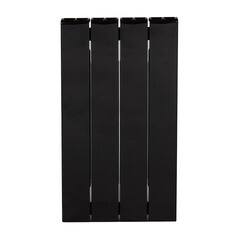 Радиатор биметаллический Rifar Supremo 500 мм 4 секции 3/4 боковое подключение антрацит - фото 1