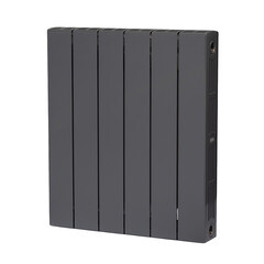 Радиатор биметаллический Rifar Supremo 500 мм 6 секций 3/4 боковое подключение серый - фото 2