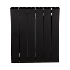 Радиатор биметаллический Rifar Supremo 500 мм 6 секций 3/4 боковое подключение антрацит - фото 1