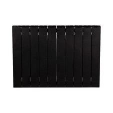 Радиатор биметаллический Rifar Supremo 500 мм 10 секций 3/4 боковое подключение антрацит