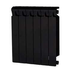 Радиатор биметаллический Rifar Monolit 500 мм 6 секций 3/4 боковое подключение антрацит - фото 2