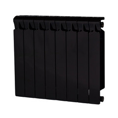 Радиатор биметаллический Rifar Monolit 500 мм 8 секций 3/4 боковое подключение антрацит - фото 2